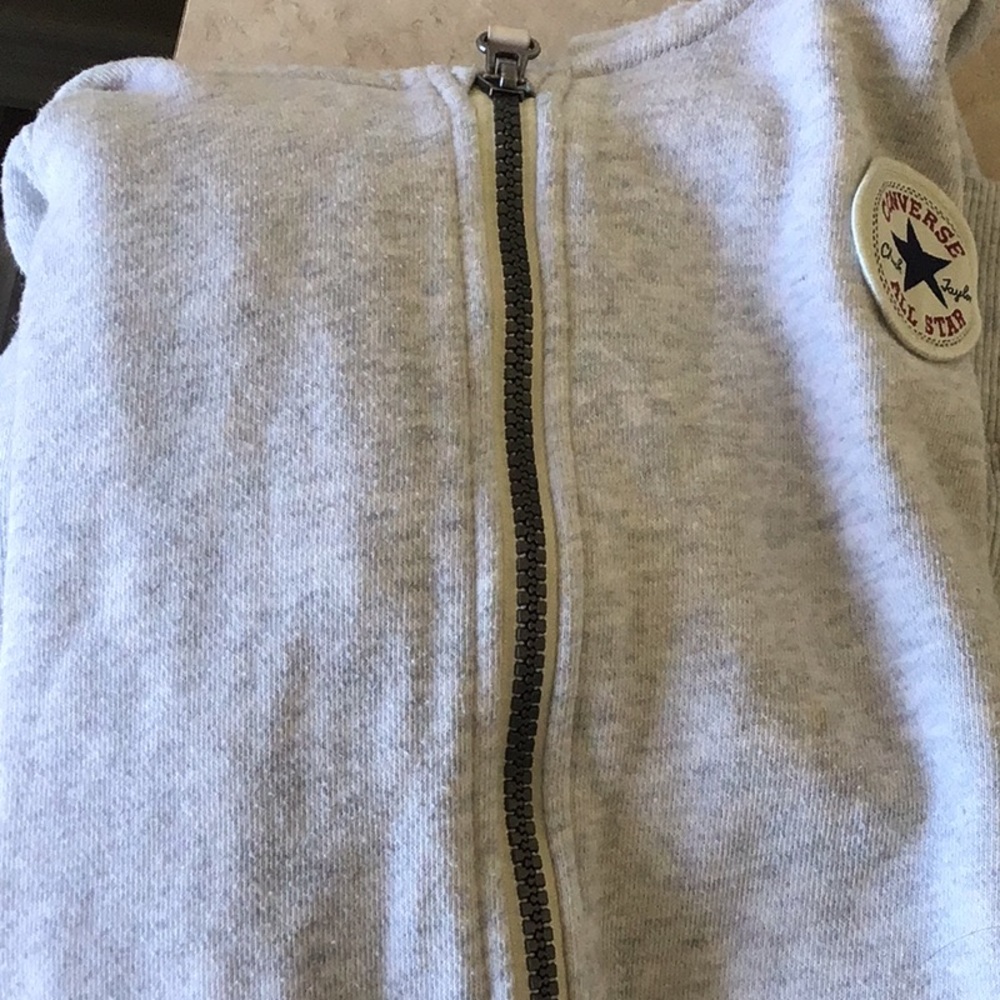 Converse zip up hoodie
